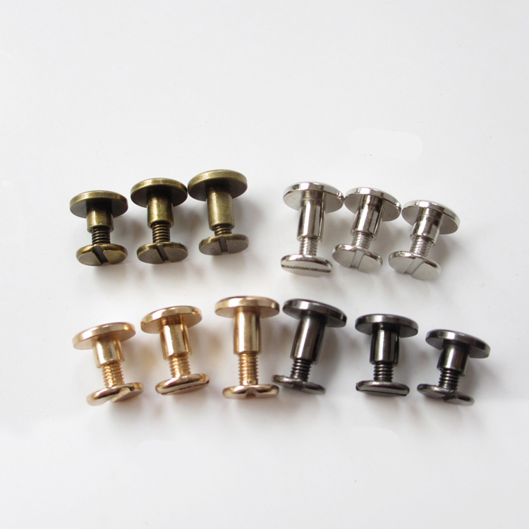 Wise New Rivet Diy Loose-leaf Brass Ledger This Nail High-end Leather Pair Rivet Ledger Benbound Screws