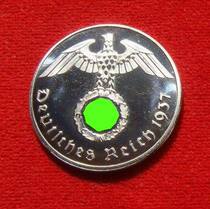 World War II German German coin commemorative coin-re-engraved