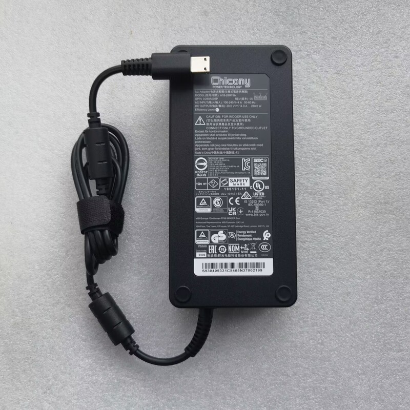 Brand New Original Msi 280W Power Adapter 20V 14A Gp66 Gp76 Gs66 Ge66 Charger