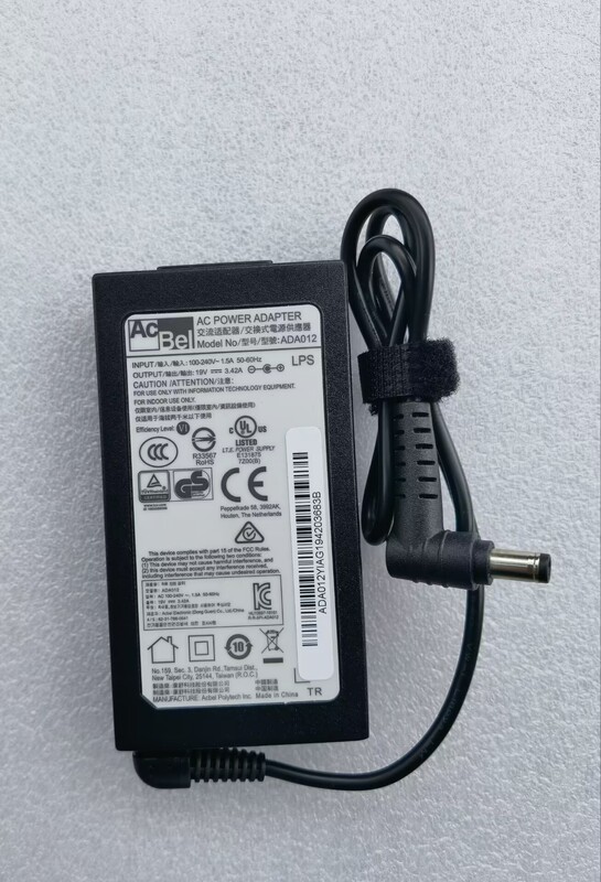 Original Blue Sky Acbel 65W Gallium Nitride Adapter 19V 3.42A 5525 Universal Port Ada012 Original Blue Sky Acbel 65W Gallium Nitride Adapter 19V 3.42A 5525 Universal Port Ada012