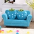 Hàn Quốc trẻ em phim hoạt hình nhỏ sofa nhỏ sofa dâu trẻ sơ sinh phòng bé trang trí phim hoạt hình ghế sofa đôi - Ghế sô pha sofa góc Ghế sô pha