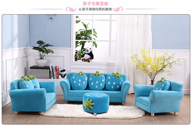 Hàn Quốc trẻ em phim hoạt hình nhỏ sofa nhỏ sofa dâu trẻ sơ sinh phòng bé trang trí phim hoạt hình ghế sofa đôi - Ghế sô pha mẫu ghế sofa gỗ đẹp