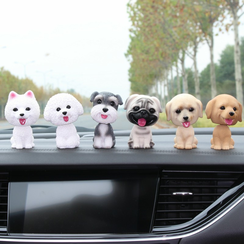 Car swing headdog dog male and female cars personality high-end Meng cute car decoration products