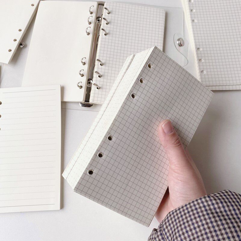 A6 notebook for the core Loose-leaf book Inner core square horizontal line blank plan hand book alternative book