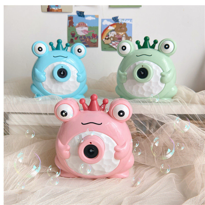 (Her Masters) Day Ensemble Magic Fully Automatic Blow Bubble Machine Children Do N't Leak Teenage Girl Fairy Stick Photo Props