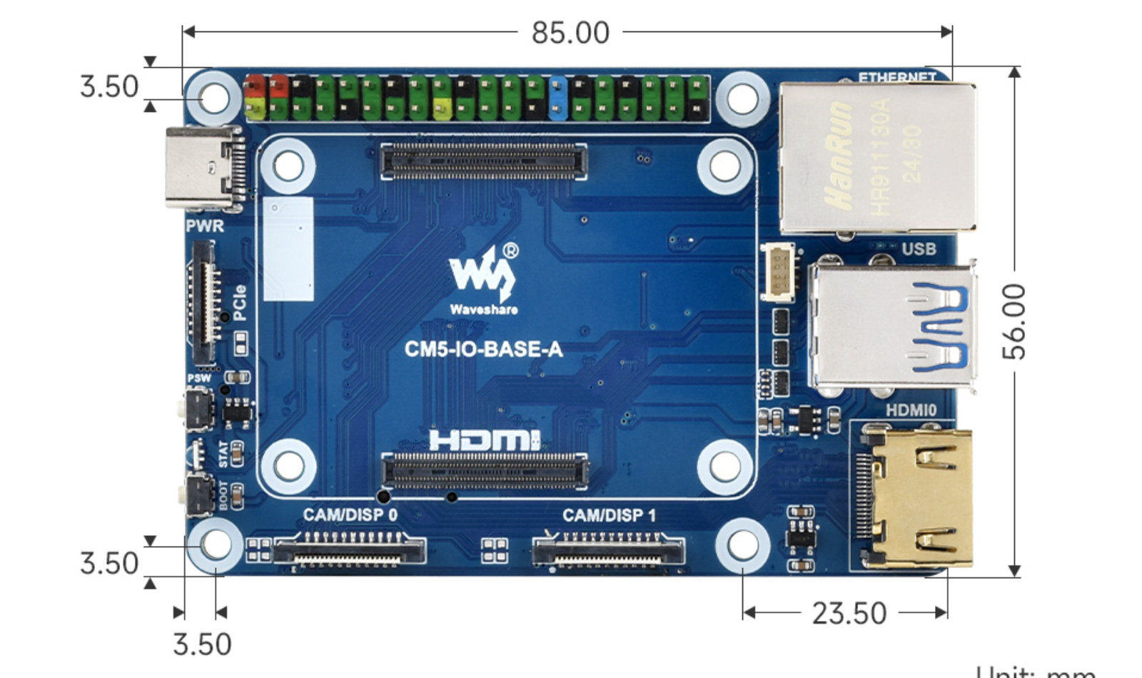 树莓派 Compute Module 5 迷你扩展板_微雪电子(Waveshare) 中文资料_价格_PDF手册-iCEasy商城