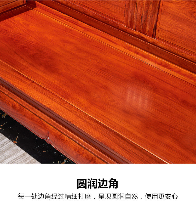 товар из китая 东阳红木家具缅甸花梨木金玉满堂沙发古典新中式大果紫檀沙发组合