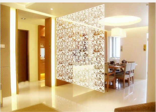 Đơn giản và hiện đại treo màn hình phân vùng thời trang rỗng treo màn hình khách sạn văn phòng màn hình cửa ra vào trang trí - Màn hình / Cửa sổ kệ vách ngăn phòng khách
