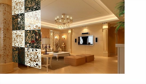 Đơn giản và hiện đại treo màn hình phân vùng thời trang rỗng treo màn hình khách sạn văn phòng màn hình cửa ra vào trang trí - Màn hình / Cửa sổ kệ vách ngăn phòng khách