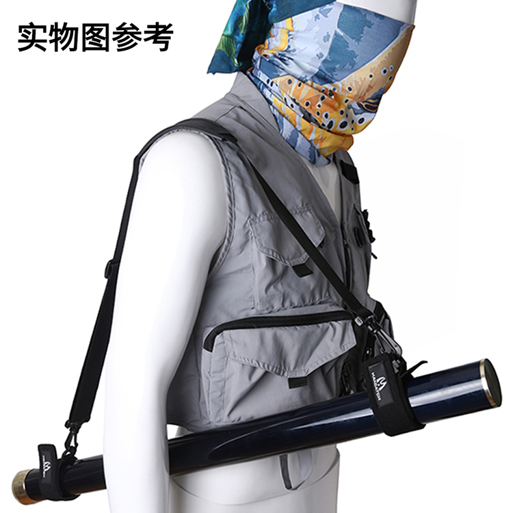 Luya Fishing Rod with Bench Rod with Fly Fish Rod Strap with Rod Band with Fishing Fixture Accessories