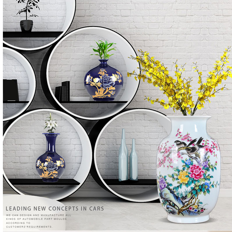 Creative lucky bamboo vase is placed in the sitting room number wine flower arranging restoring ancient ways is rich ancient frame ceramics handicraft ornament