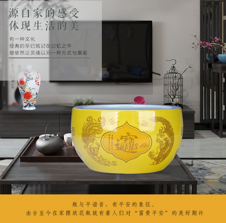 Chinese style restoring ancient ways cornucopia furnishing articles of jingdezhen ceramic opening gifts home large sitting room decorate a great marriage