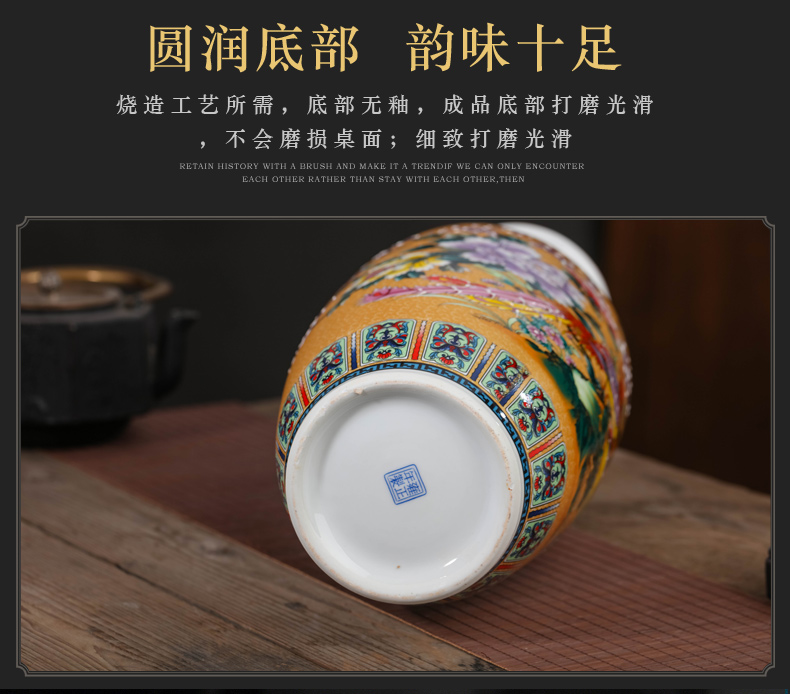 Number of jingdezhen ceramic flower vases furnishing articles of modern Chinese style porch sitting room adornment TV ark, furnishing articles