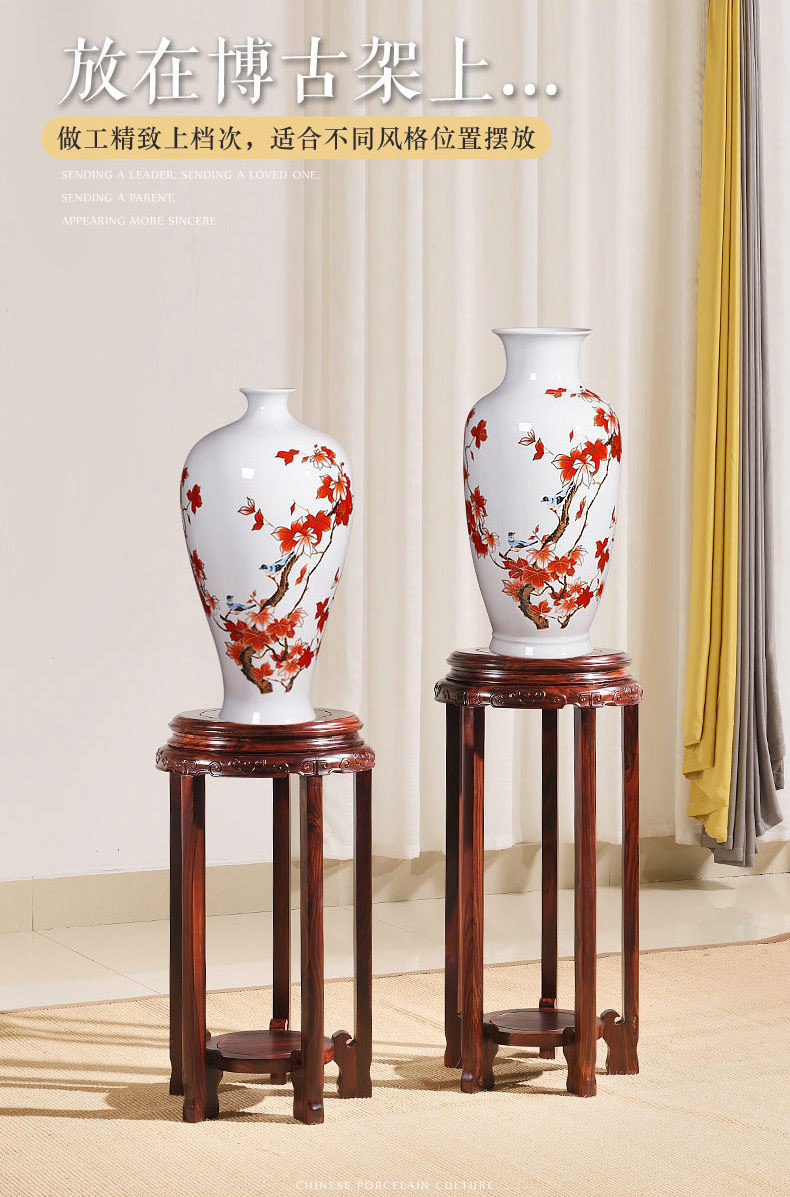 Jingdezhen ceramics porcelain child sitting room adornment of Chinese style furniture place to live in a lucky bamboo vases, large flower arrangement