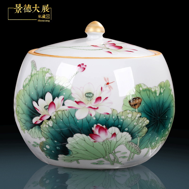 Chinese kitchen receive tank grain storage tank large seal pot 's second - biggest beans kimchi ceramic POTS of household