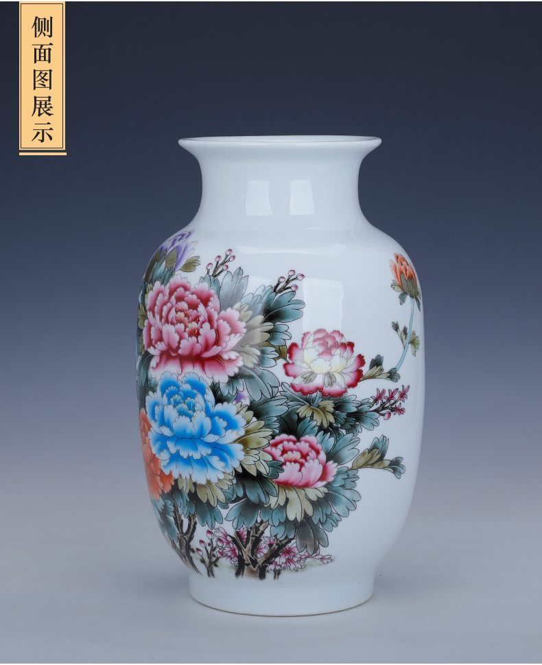 Wide expressions using lucky bamboo vase furnishing articles water raise large living room TV cabinet rich ancient frame flower arranging ceramic decoration decoration