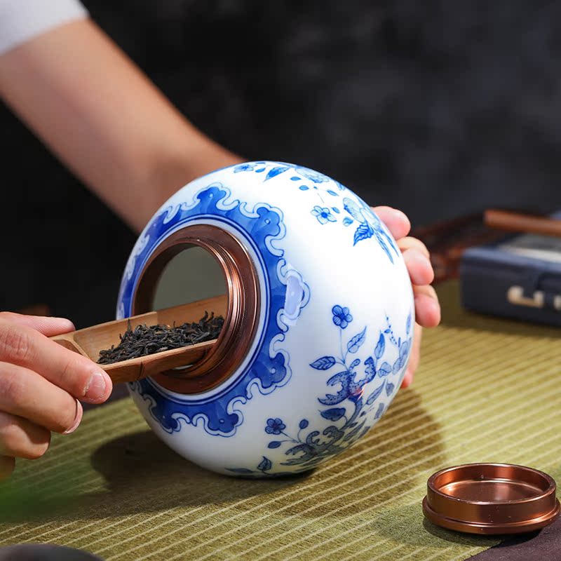 Tea pot ceramic seal all hand draw large half jins to loose Tea tieguanyin Tea and green Tea POTS