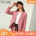 Casual dài tay áo ngắn Suit Coat nhỏ Manobifi 2019 mùa thu thời trang nữ tinh khiết của phụ nữ 