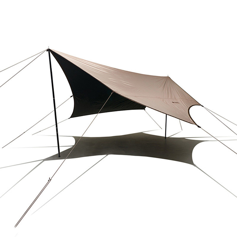 Japan LOGOS Outdoor Camping Hexagon Sky Screen All Shade Shading Shed Camping Wild ultralight UV resistant UV