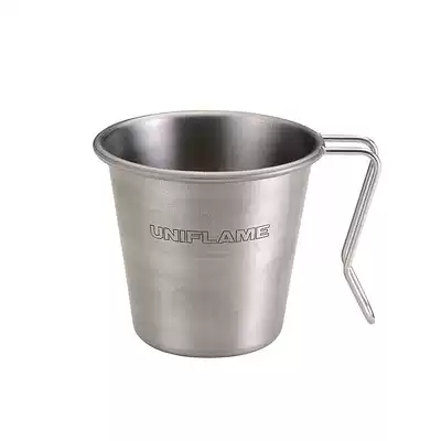 Japan UNIFLAME camping outdoor portable portable titanium cup titanium Cup heat insulation anti-hot spot