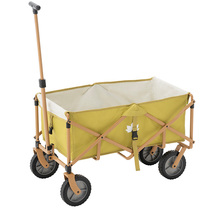 Japan LOGOS Outdoor Camping Portable Folding Small Cart Camping Wild Picnic with Pull Rod Trolley