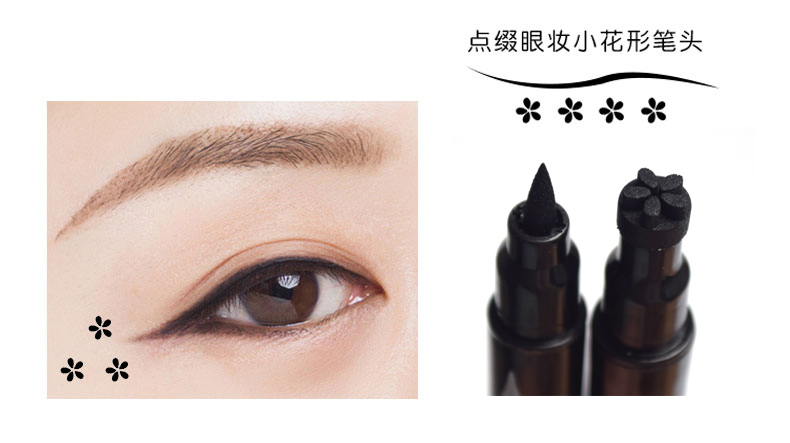 Đôi- đứng đầu con dấu bút kẻ mắt mắt góc sao bút mô hình không thấm nước tình yêu đôi- đứng đầu in chống mồ hôi không- đánh dấu bền chì kẻ mắt karadium