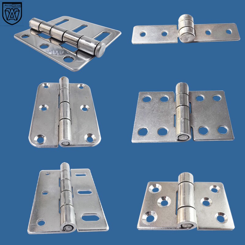 304 stainless steel heavy duty hinge Distribution box Distribution cabinet hinge hinge Flat open folding flap road cabinet Industrial hinge