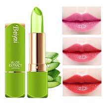 Aloe Vera jelly color lipstick does not fade no cup temperature change moisturizing lipstick set student pregnant women available