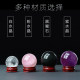 Natural white crystal ball powder crystal ball amethyst ball obsidian home living room office desk decoration ornaments