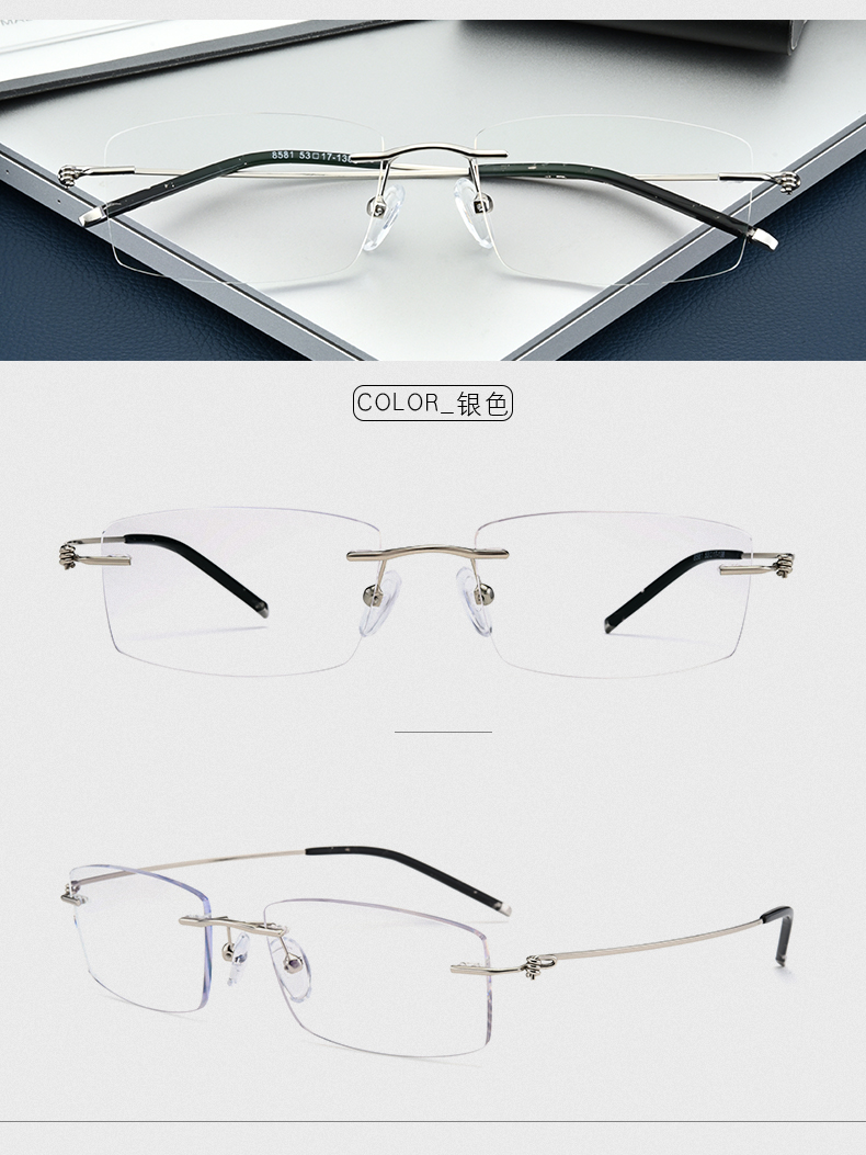 Montures de lunettes en Alliage de titane - Ref 3140595 Image 25