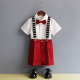 Детский костюм мальчика цветочника, комбинезон, штаны, шорты для детского сада, платье, пианино, короткий рукав