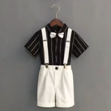 Комбинезон для мальчиков, летние штаны, костюм для раннего возраста, платье, шорты, для выступлений