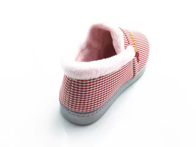 Giày cotton nữ Giày đế bằng có đế mềm chống trượt cộng với nhung văn phòng cộng với cotton trẻ trung ấm áp giúp sinh viên giày vải Bắc Kinh cũ