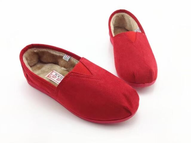 Giày cotton mùa đông Giày nữ phiên bản Hàn Quốc cộng với nhung cộng với cotton đế thấp đặt chân ấm áp không trơn trượt đế mềm văn phòng cũ giày vải Bắc Kinh giày sneaker nữ