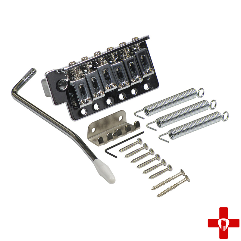 Electric guitar single-shake bridge trembling system pull plate gold silver black