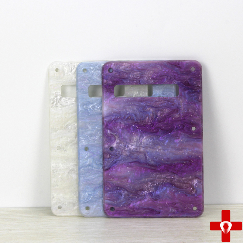 ST electric guitar rear cover plate Meiffin ink fen protective plate back plate spring bin cover plate sq electric guitar rear cover plate FD subsection