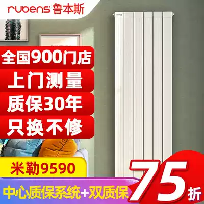 Rubens copper and aluminum composite radiator Household over-water heating horizontal vertical plate heat exchanger small bamboo basket central heating