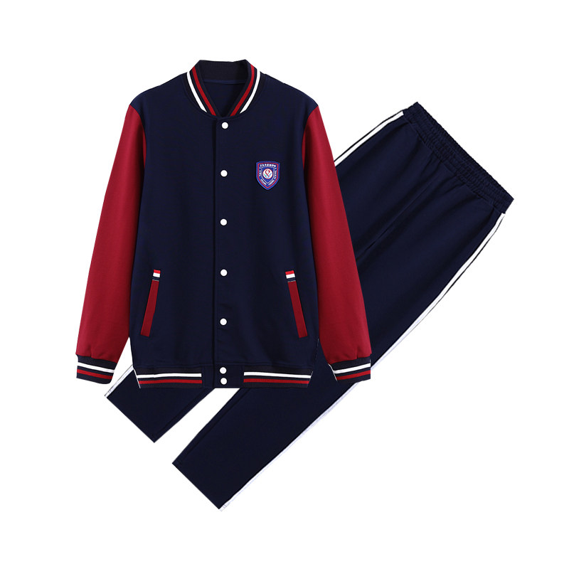 Longhigh school uniform sports jacket Yiwu Shang School High School High School High School high school high school students men and women sportswear
