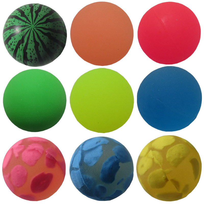 4 cm mixed-colour hopped ball diameter 4 cm cm jump ball bounced ball bounced off the ground to be able to bounce