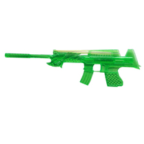 Full 30 assembled rubber band gun 8 consecutive hair Crystal acrylic plastic assembly assembly rubber band gun 8 consecutive hair