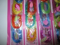 Plastic rope plastic silk kindergarten material DIY hand woven thread hose glass ribbon trinket