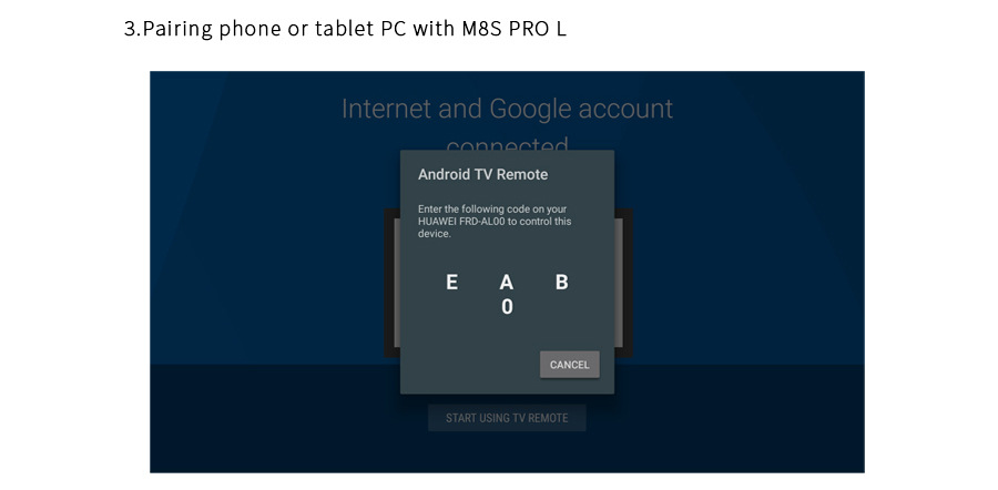 M8S PRO L Android tv phiên bản s912 điều khiển từ xa Trình phát mạng HD hộp set-top 4k 