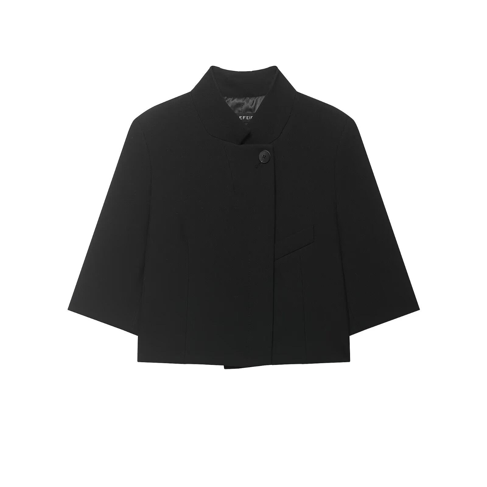 2026 Spring and Summer New Women's Wear Simple Casual Joker Black Short Sleeve Short Suit Jacket 2432 570 800
At
Size
Extra Small
S
M
L
Color classification
Black