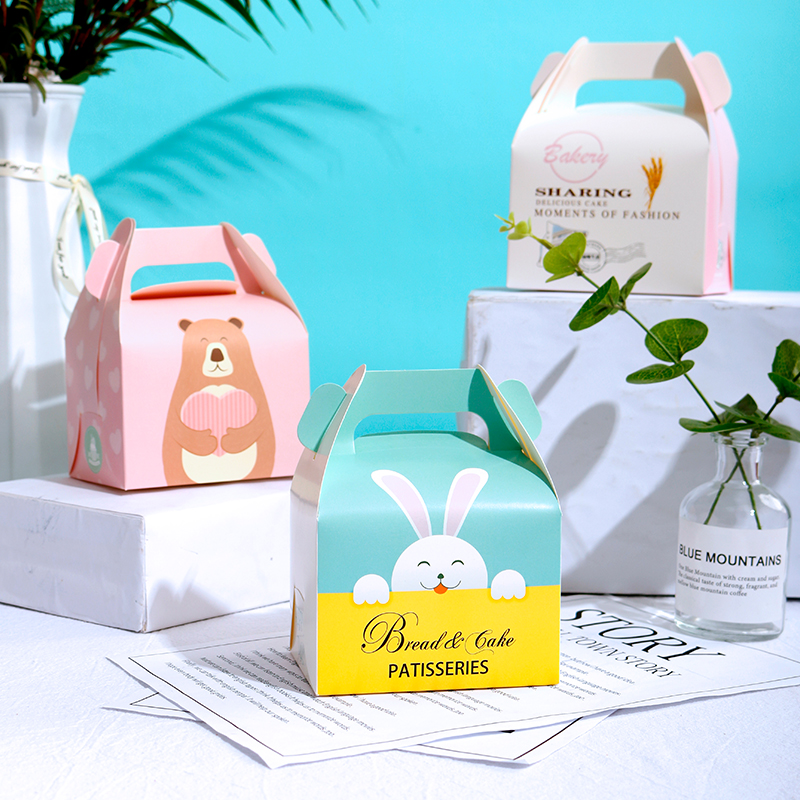 Easy-to-long-ride baking packaging hand double and disposable outside with sweet tasting pudding cake Little West Point Box