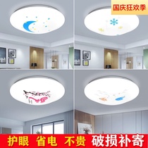 Home LED round simple ceiling lamp energy saving living room lamp balcony bedroom lamp study corridor kitchen room lamp