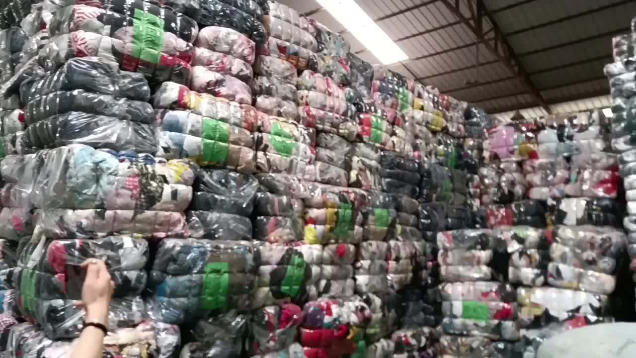 Hongyang Factory Ukay Bales Wholesale Second Hand Cotton Clothing Mixed