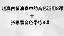 Zhao Zhen’s use of timbre in guzheng playing plus Zhang Siyi’s timbre tape practice lessons. You can try it on the network disk.