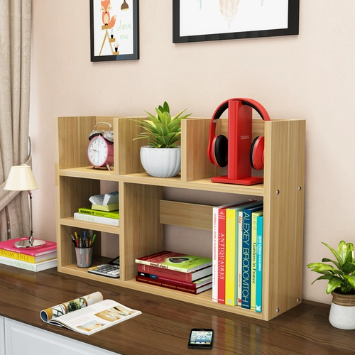 Ноутбук, настольная книжная полка, простой книжный шкаф для школьников, система хранения