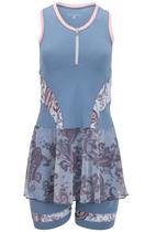 Sofibella Womens Sweet Shots Tennis Dress女子网球留裙带底裤