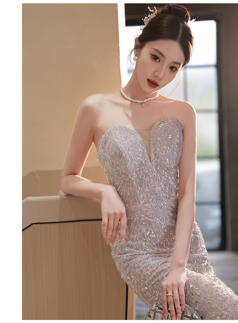 Вечернее платье, юбка, накидка, сексуальный топ без лямок, крой «рыбий хвост», изысканный стиль America according to the bride 